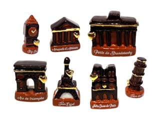 Fèves - Les monuments en chocolat