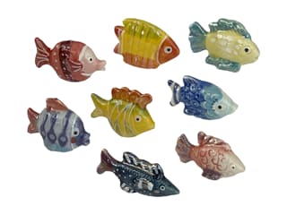 Fèves - Poissons tropicaux colorés