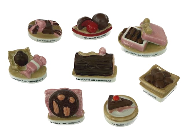 Fèves - Simplement chocolat - Collection 2026 - Sachet de 10 fèves - NORDIA
