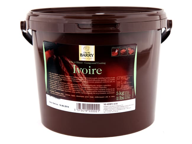 Pâte à glacer ivoire - 5 kg - Cacao Barry