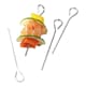 Brochette inox - 25 cm (x 6)