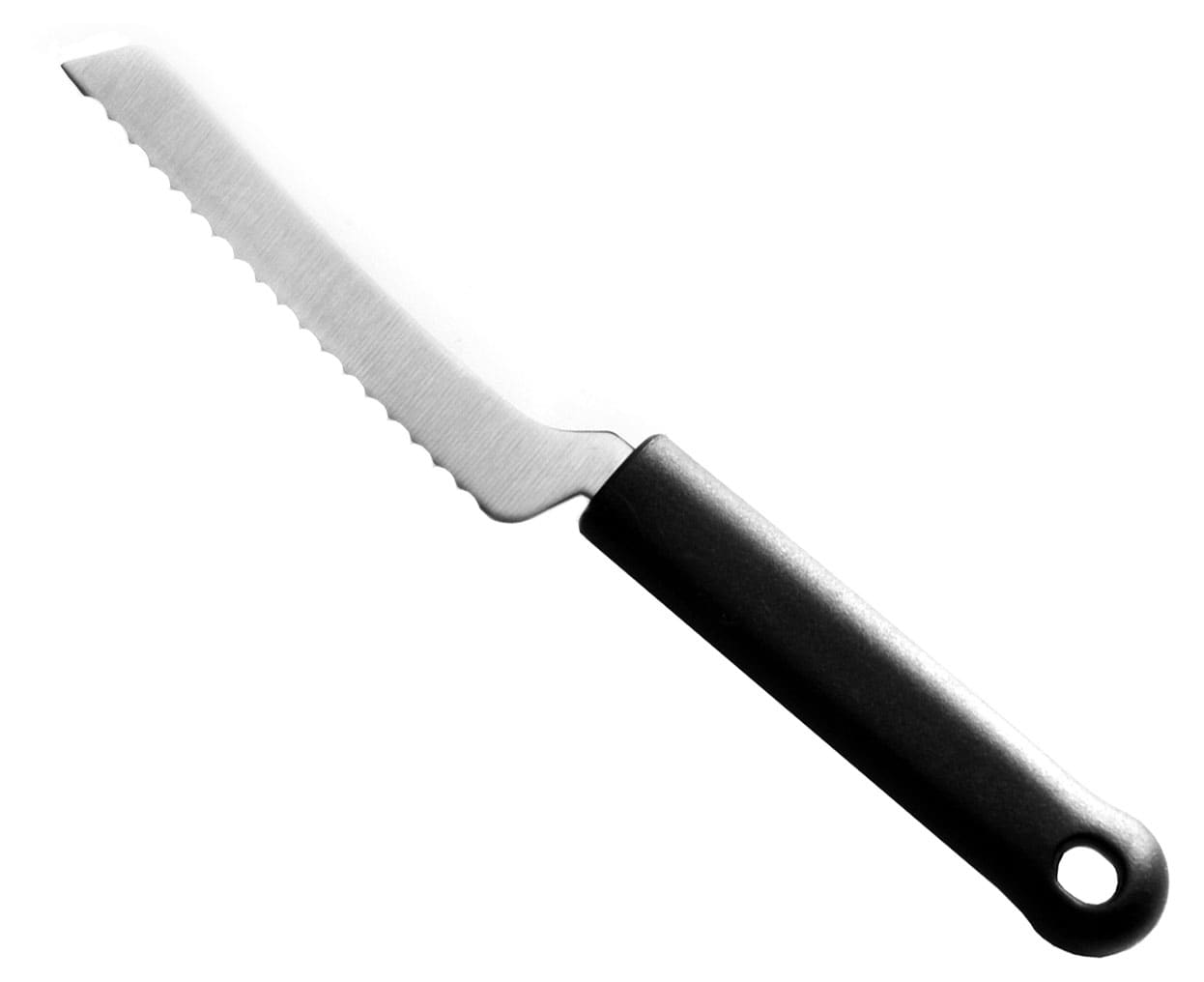 Couteau à Pâte Cranté HENDI – Diamètre 60 Mm, Longueur 180 Mm – En Inox, Manche Polypropylène, Lavable Au Lave-vaisselle