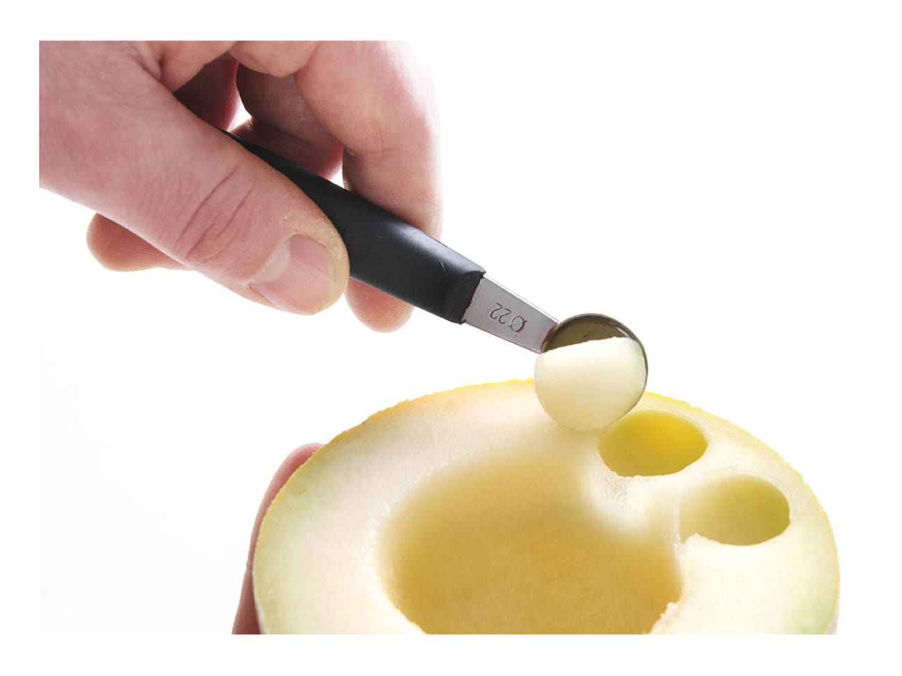 Cuillère à pomme parisienne tout inox - Diamètre mm 25 mm - Cuisine -  Parlapapa