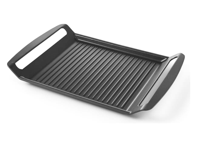 Grill de cuisson en fonte - compatible induction - 39 x 26 cm - Hendi