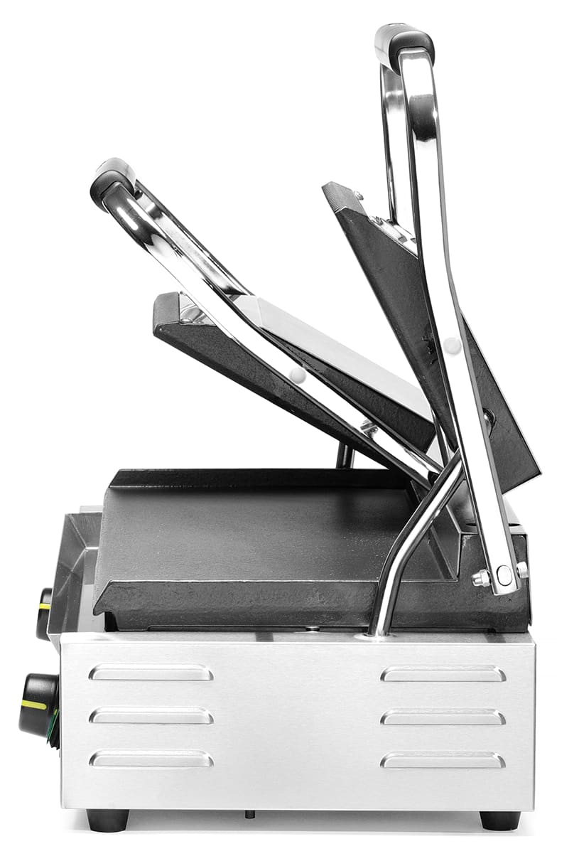 Grill viande électrique double, plaque lisse Meilleur du Chef