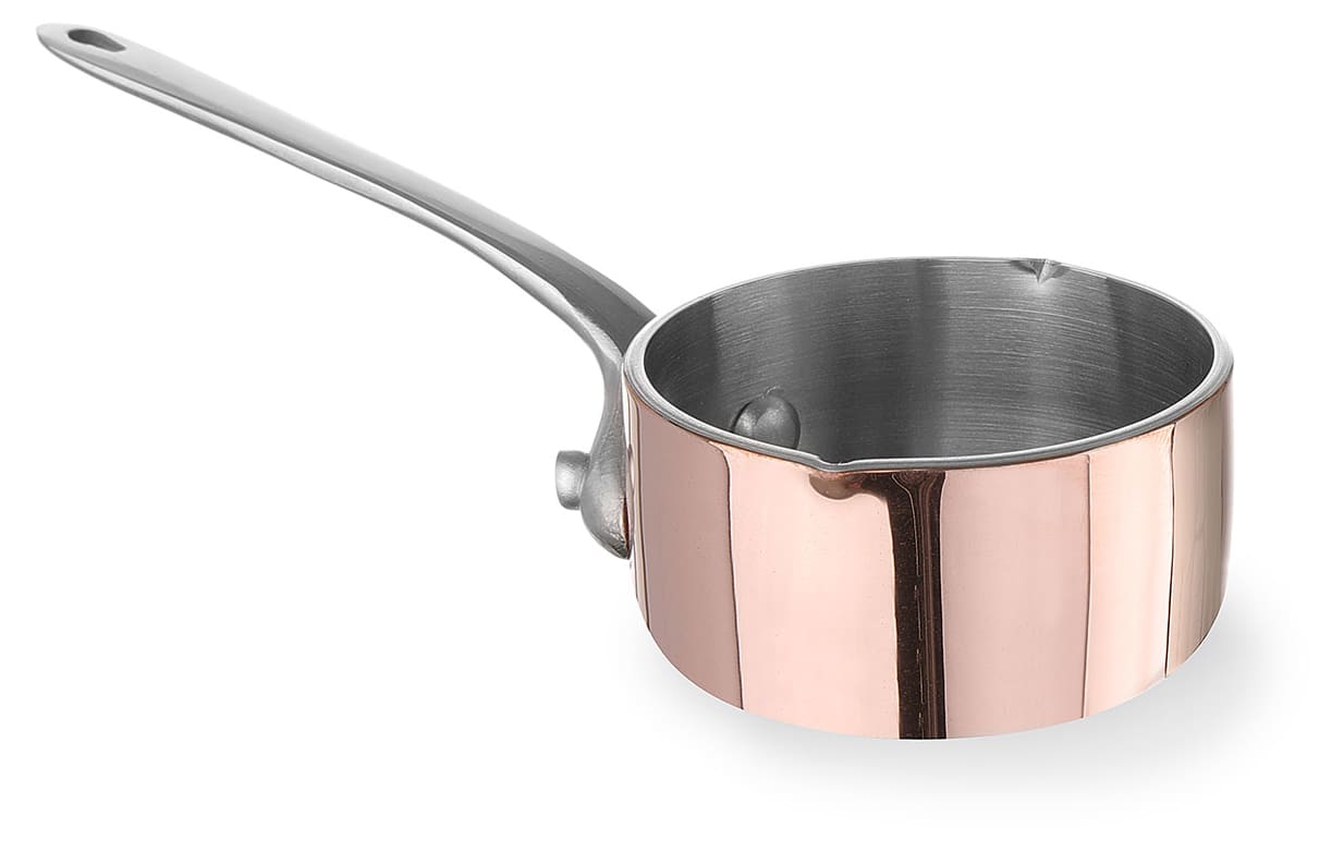 Trois Petites Casseroles Et Saucières En Cuivre étamé – Idéales Pour Cuisson Au Gaz
