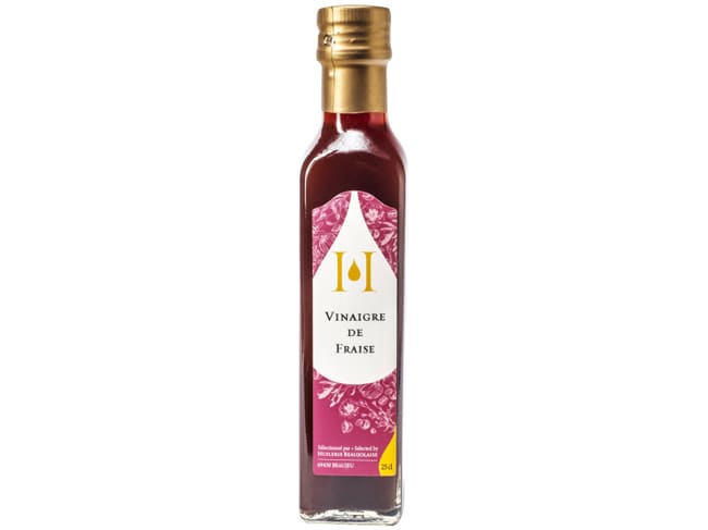 Vinaigre de fraise - 25 cl - Huilerie Beaujolaise