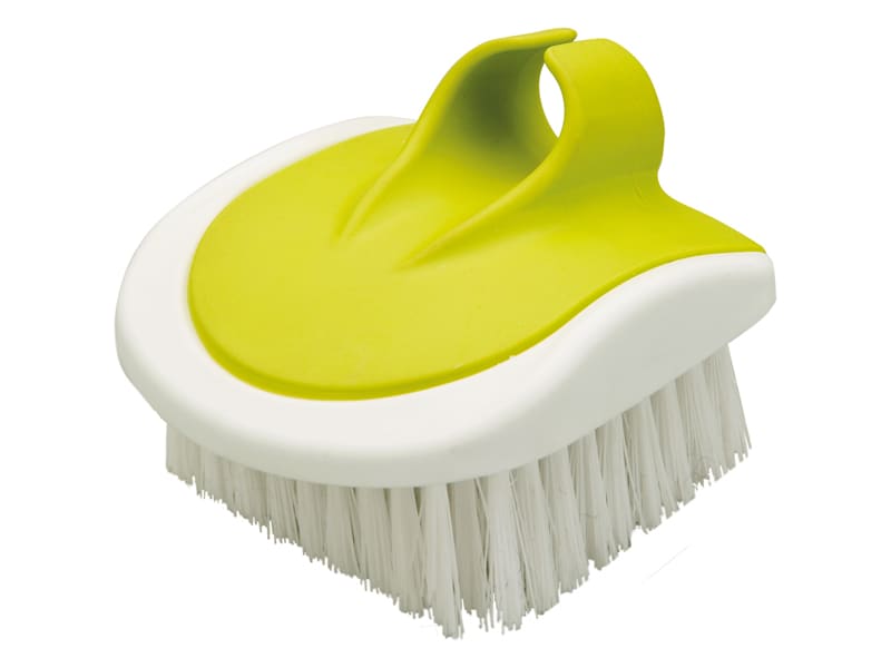 Brosse à Légumes Double Face - Pour Nettoyer Légumes, Casseroles, Bouteilles - Matière éponge + Caoutchouc