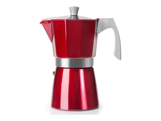 Cafetière italienne rouge - Evva Red - 6 tasses - Ibili