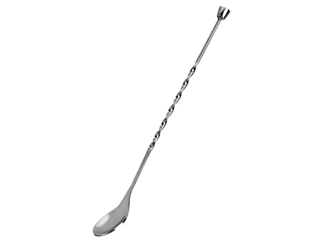 Cuillère à cocktail Point Virgule 26,5cm en inox doré