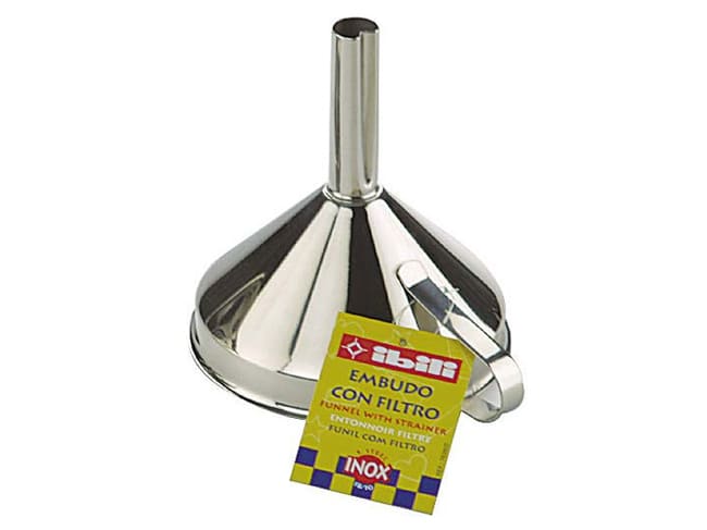 Entonnoir inox - avec filtre - Ø 10 cm - Ibili