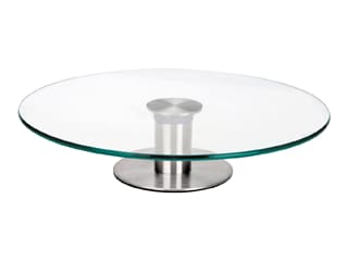 Plateau tournant verre