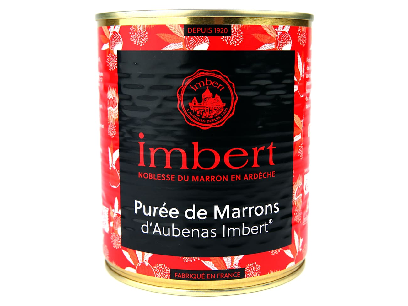 Purée de marrons - Fabriquée à Aubenas - 875 g - Imbert - Meilleur du Chef
