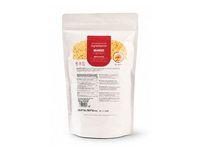 Éclats (crunchy) de mangue croustillants - 250 g - Ingredissimo