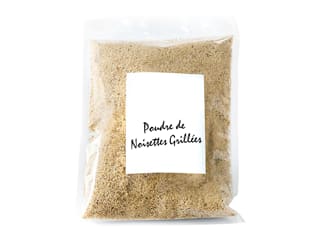 Poudre de noisettes torréfiées