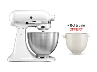 Robot Kitchenaid K45 Professionnel Blanc - + Bol à pain cocotte offert - Complet - Kitchenaid