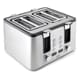 Grille-pain inox - semi-professionnel - 4 tranches - Lacor