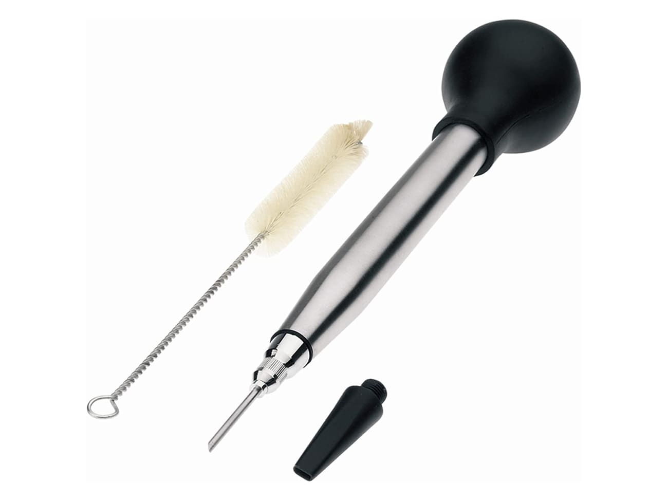 Poire à sauce en silicone Westmark avec brosse de nettoyage