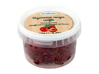 Bigarreaux rouges confits - 150 g - La Patelière