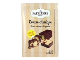 Levure chimique - 6 sachets de 11 g - La Patelière