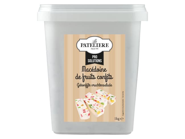 Macédoine de fruits confits - 1 kg - La Patelière