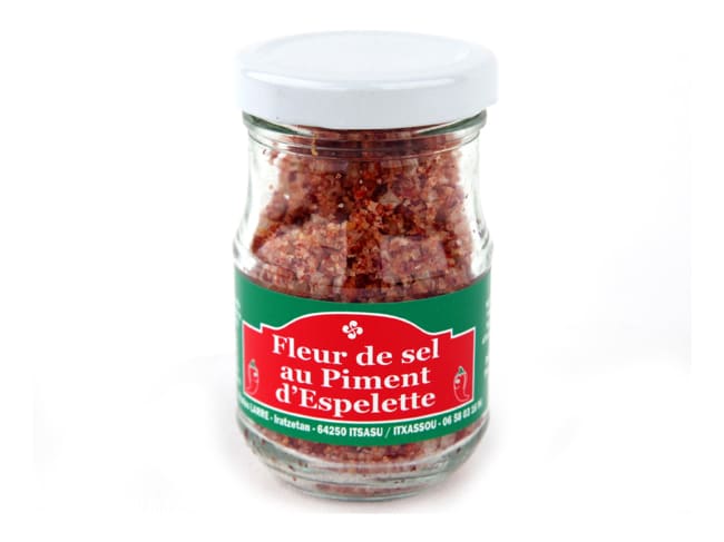 Fleur de sel 65 g - au piment d'Espelette - Larre