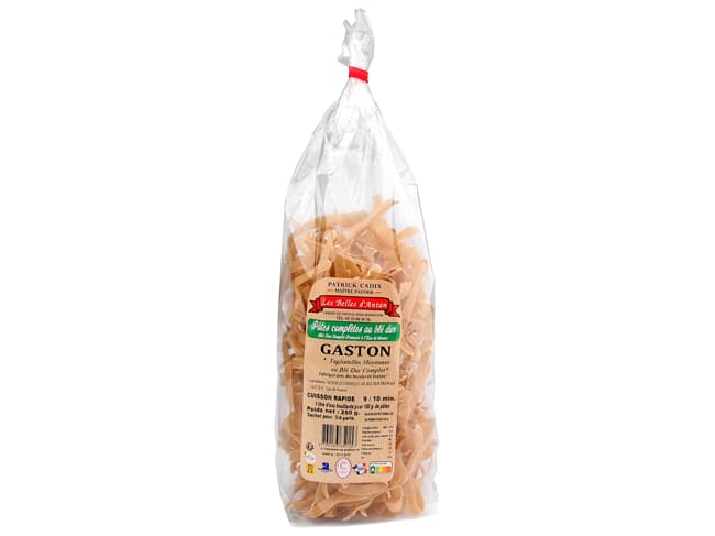 Tagliatelle moyenne complète - Gaston - 250 g - Les Belles D'Antan