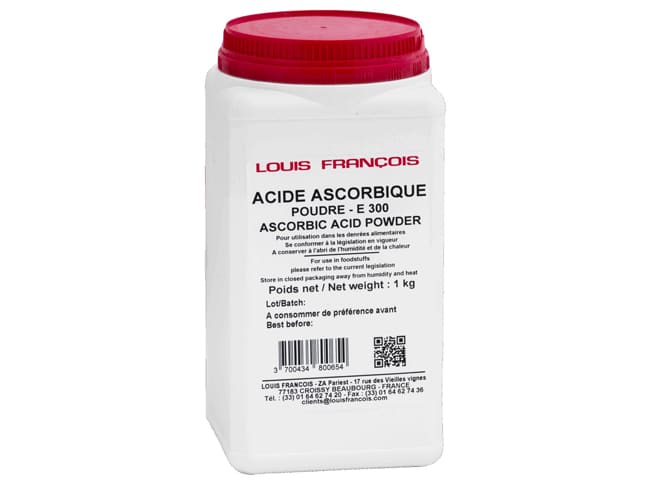 Acide Ascorbique en poudre E300 - 100 g - Louis François