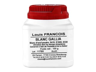 Blanc d'œuf déshydraté Gallia - 100 g - Louis François