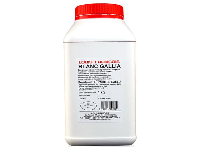 Blanc d'œuf déshydraté Gallia - 1 kg - Louis François