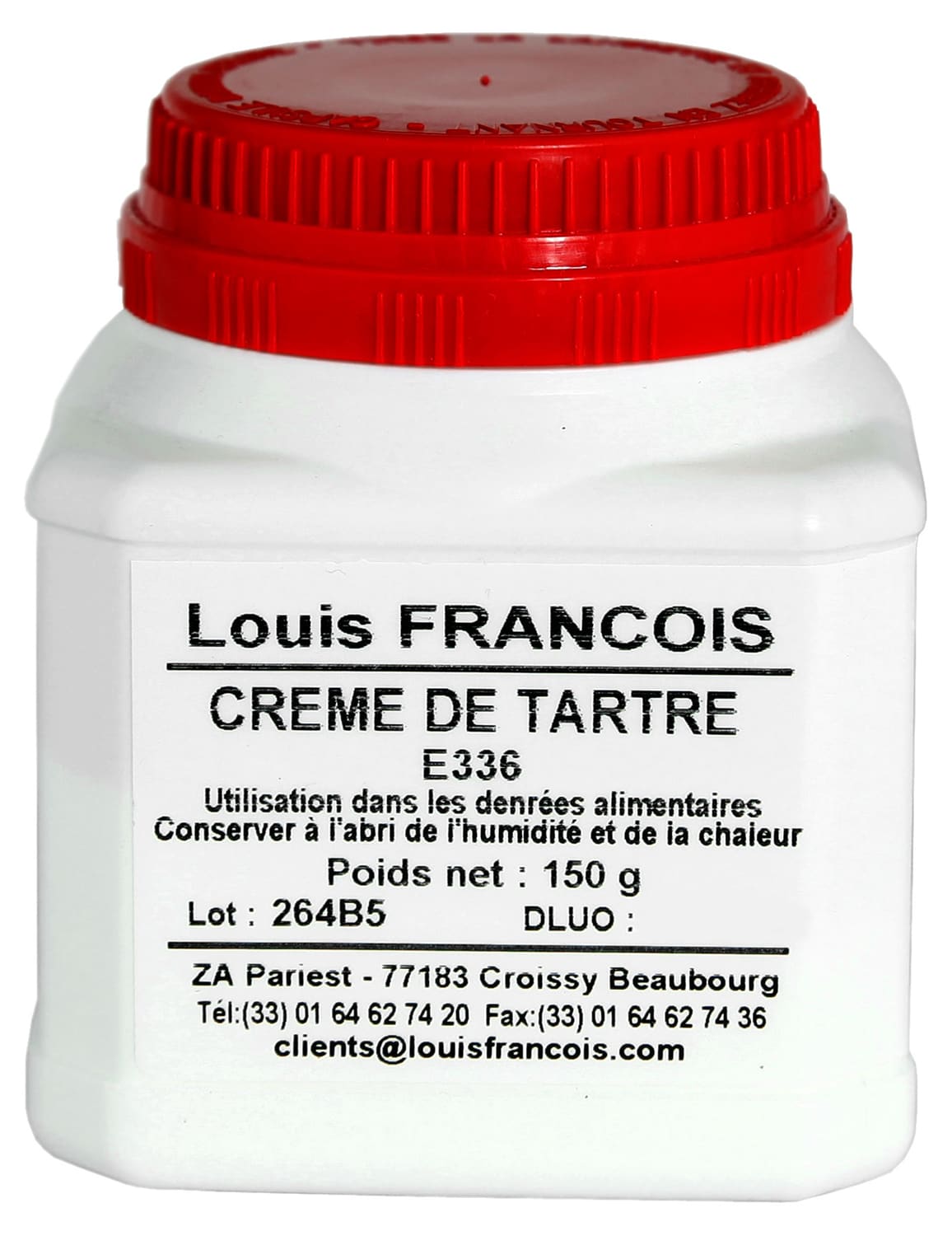 Crème de tartre - 150 g - Louis François - Meilleur du Chef