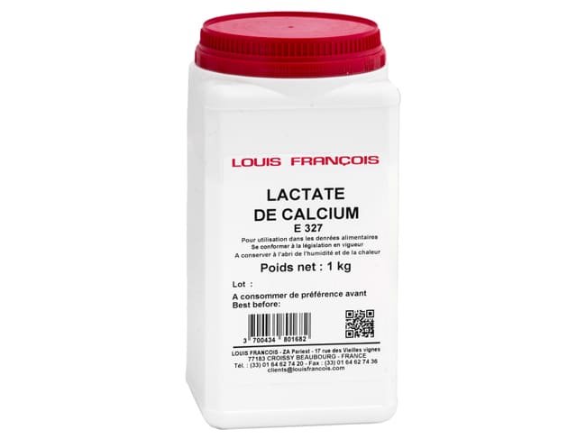 Lactate de calcium - 1 kg - Louis François