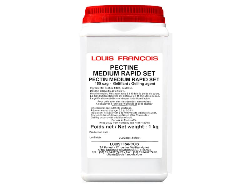 Pectine Médium Rapid Set 150 1 kg Louis François Meilleur du Chef