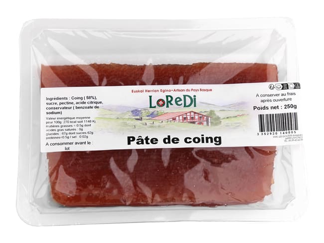 Pâte de coing - 250 g - Loreztia