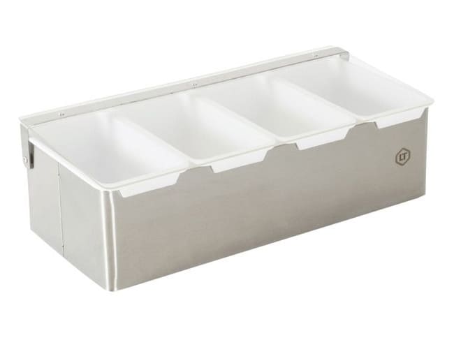 Boîte à épices inox - 4 compartiments - Tellier