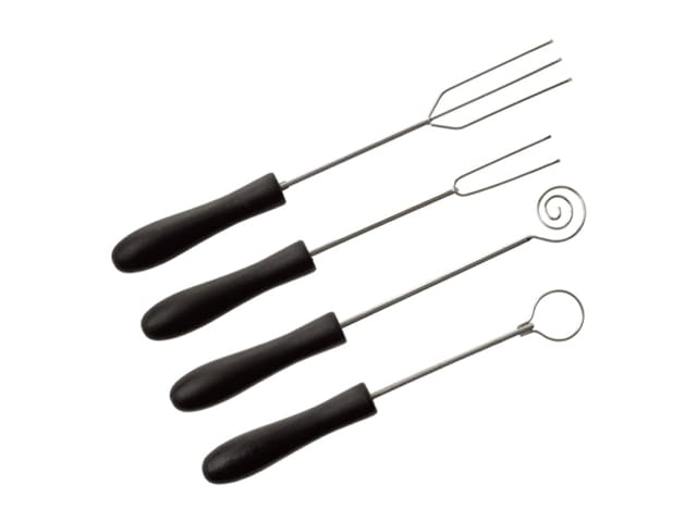 10 Fourchettes à Tremper Le Chocolat En Inox - Pour Chocolatiers Amateurs, Pralines, Truffes Maison