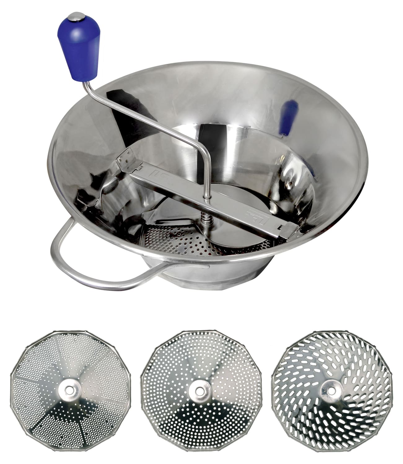 Moulin à légumes en inox N° 3 - Ø 31 cm - Tellier - Meilleur du Chef