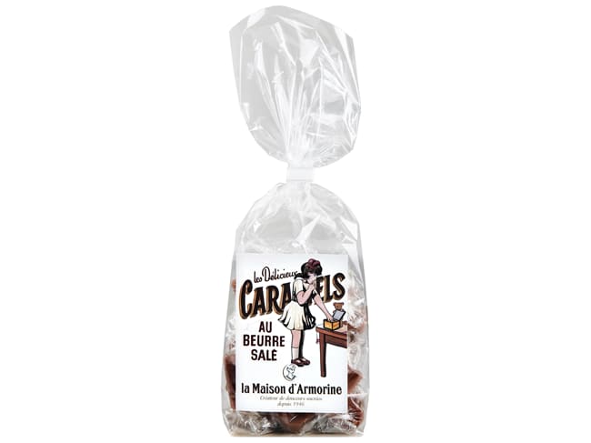 Sachet caramels bretons - beurre salé - 200 g DDM proche - La Maison d'Armorine