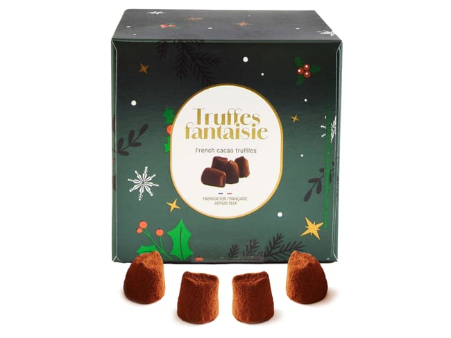 Truffes fantaisie Noël - Nature - 200 g - Chocolat Mathez
