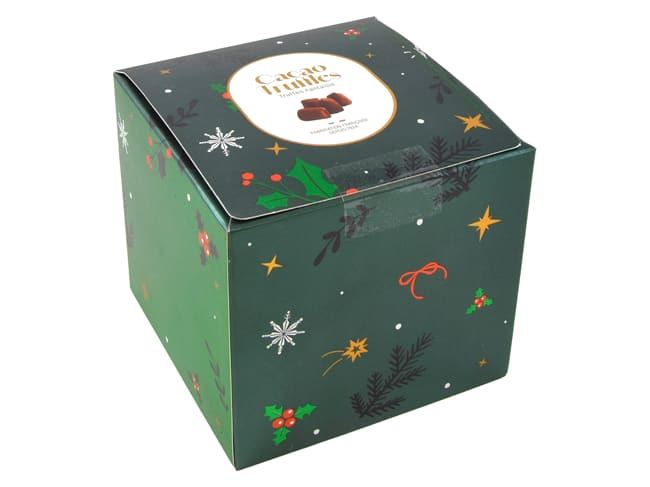 Truffes fantaisie Noël - Nature - 200 g - Chocolat Mathez
