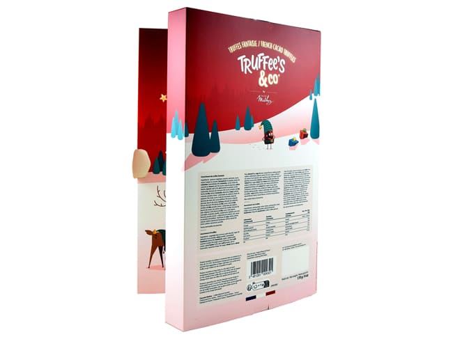 Calendrier de l'Avent - Assortiment truffettes - 170 g DDM proche - Chocolat Mathez