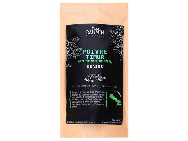 Poivre de Timut - 45 g - Max Daumin