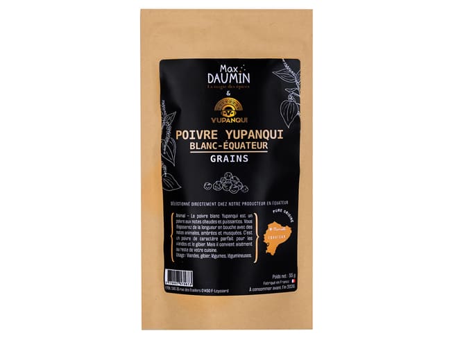 Poivre de Yupanqui blanc - 55 g - Max Daumin