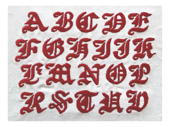 Broderie - Modèle C3 - Rouge - Meilleur du Chef