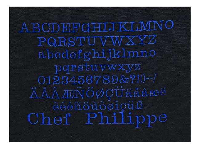 Broderie - Modèle M1 - Bleu marine - Meilleur du Chef