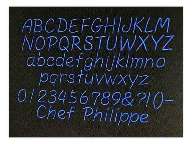 Broderie - Modèle M2 - Bleu marine - Meilleur du Chef
