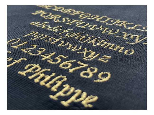 Broderie - Modèle M3 - Or - Meilleur du Chef