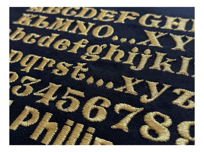Broderie - Modèle M6 - Or - Meilleur du Chef