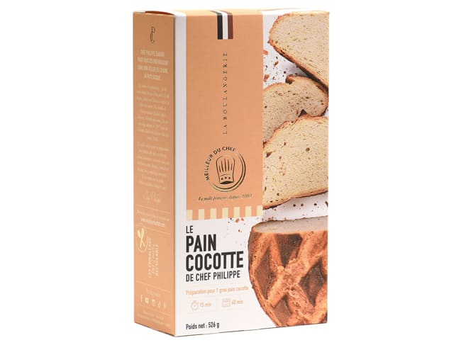 Préparation pour pain cocotte - de Chef Philippe - 526 g DDM courte - Meilleur du Chef