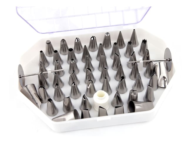 SUNDIX Douilles Pâtisserie Inox 43 PCS Set Professionnel de Pâtisserie  Poches à Douille - Cdiscount Maison